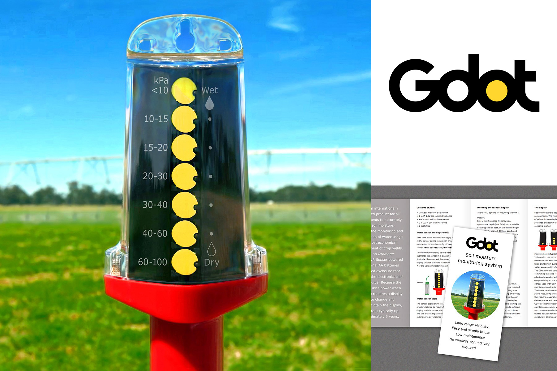 Gdot - Soil moisture monitoring system